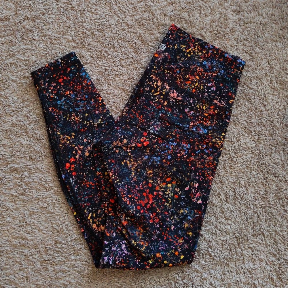 Lululemon wunder under flowerescent multi